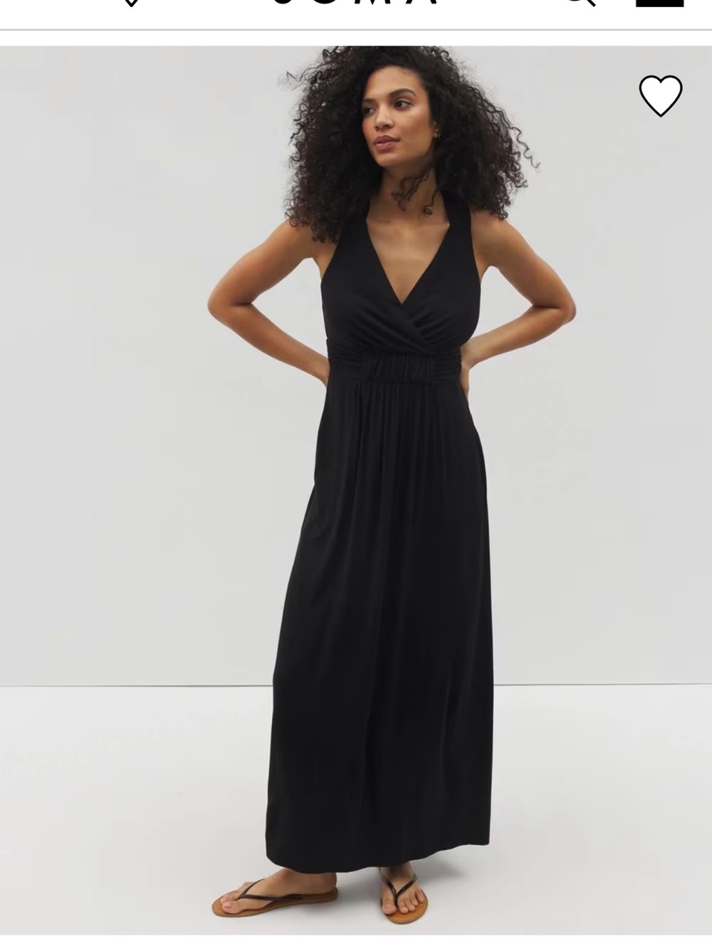 Nwot Soma floral print cross back Maxi Dress medium